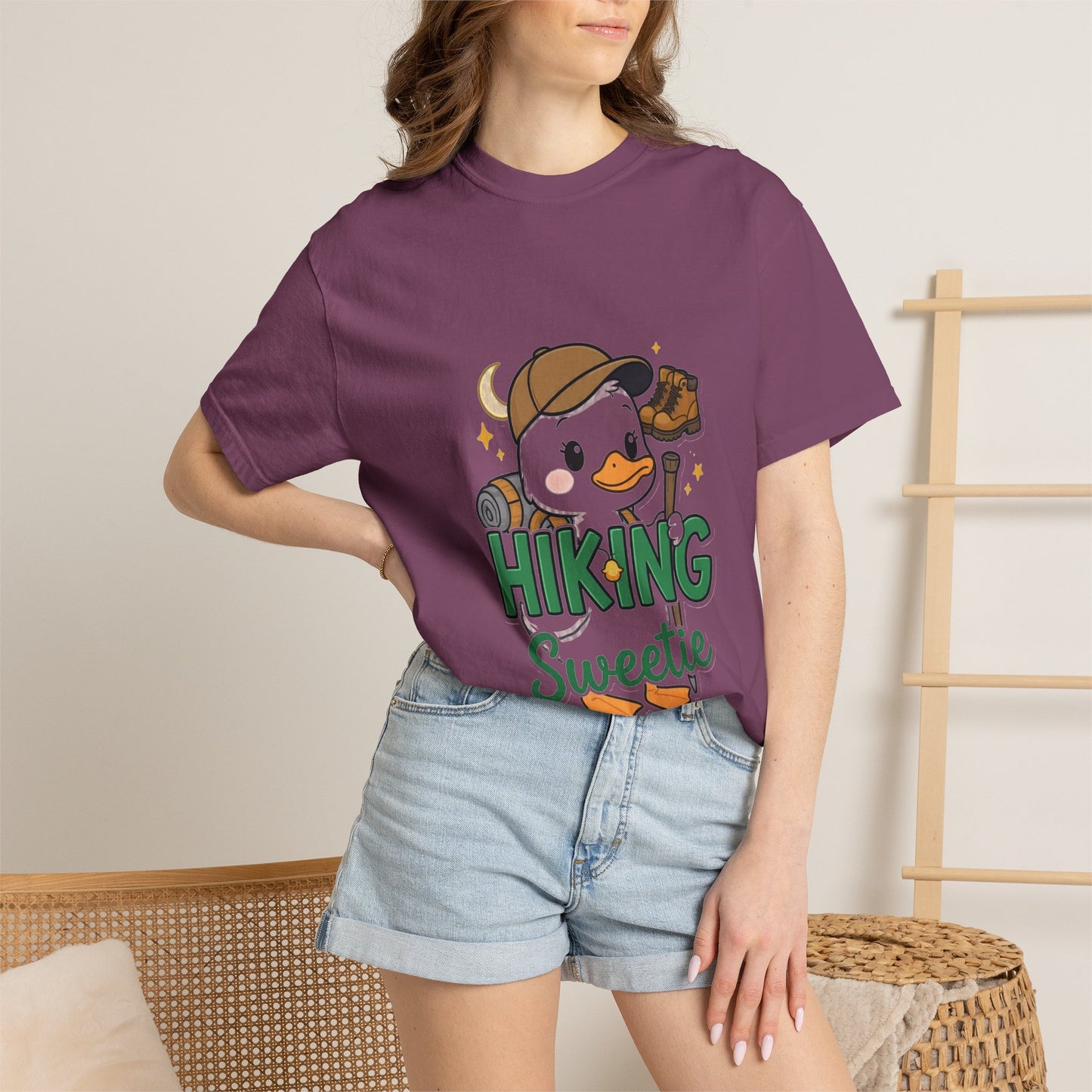 Hiking Sweetie T-Shirt | Cute Snowman Camper Graphic Tee | Best Outdoor Gift for Nature Lovers 2026