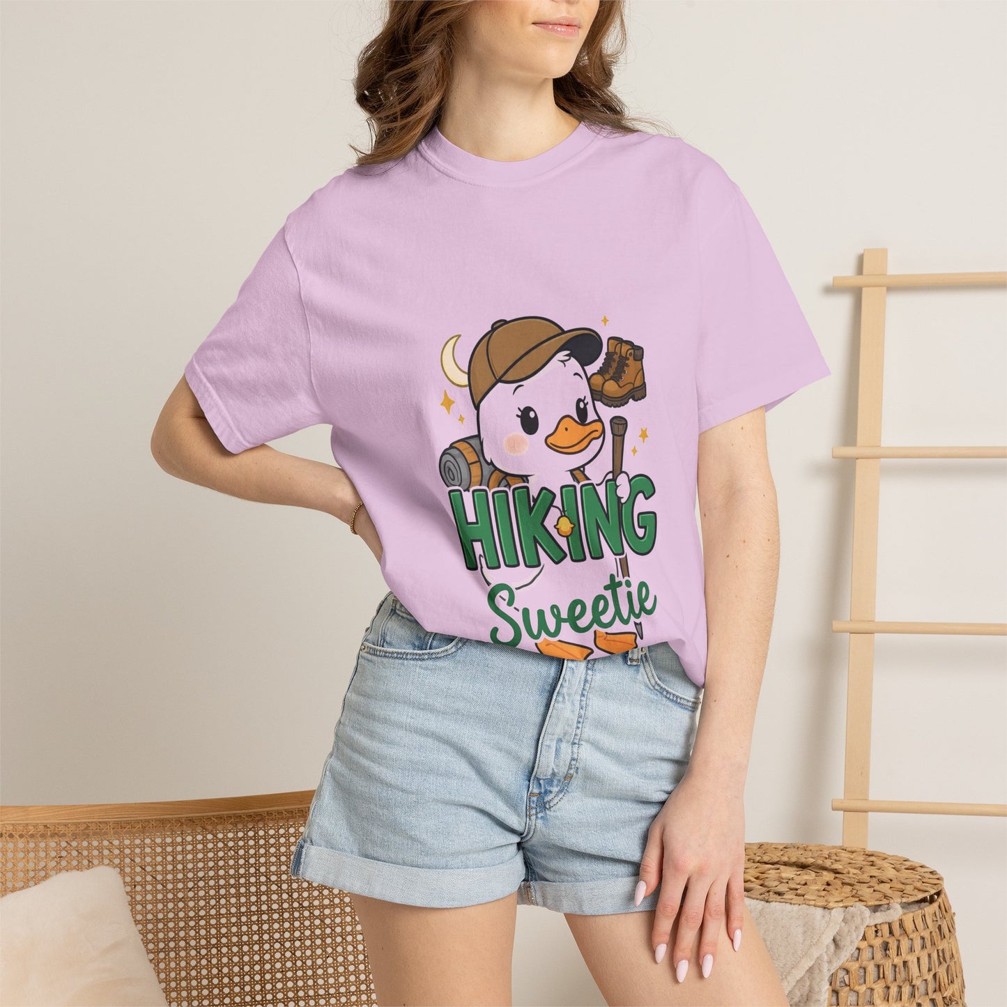 Hiking Sweetie T-Shirt | Cute Snowman Camper Graphic Tee | Best Outdoor Gift for Nature Lovers 2026