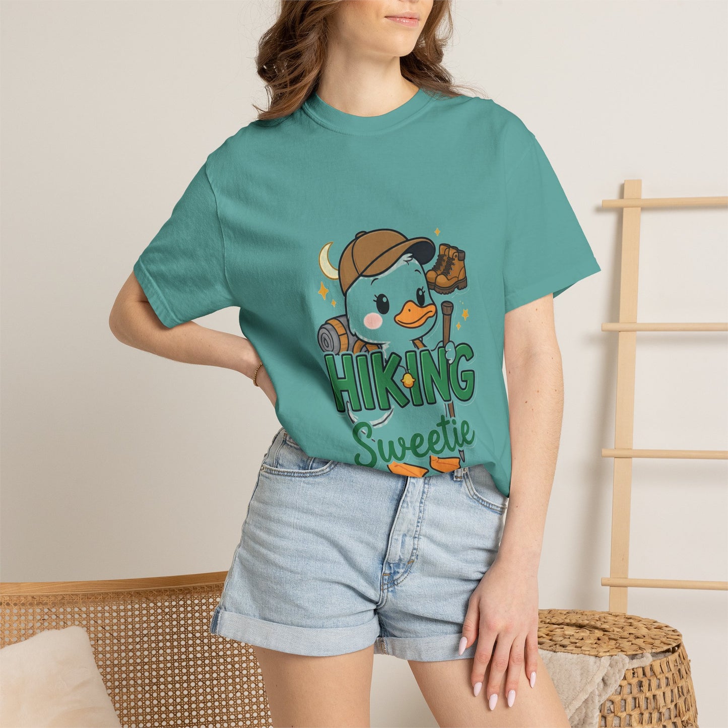 Hiking Sweetie T-Shirt | Cute Snowman Camper Graphic Tee | Best Outdoor Gift for Nature Lovers 2026