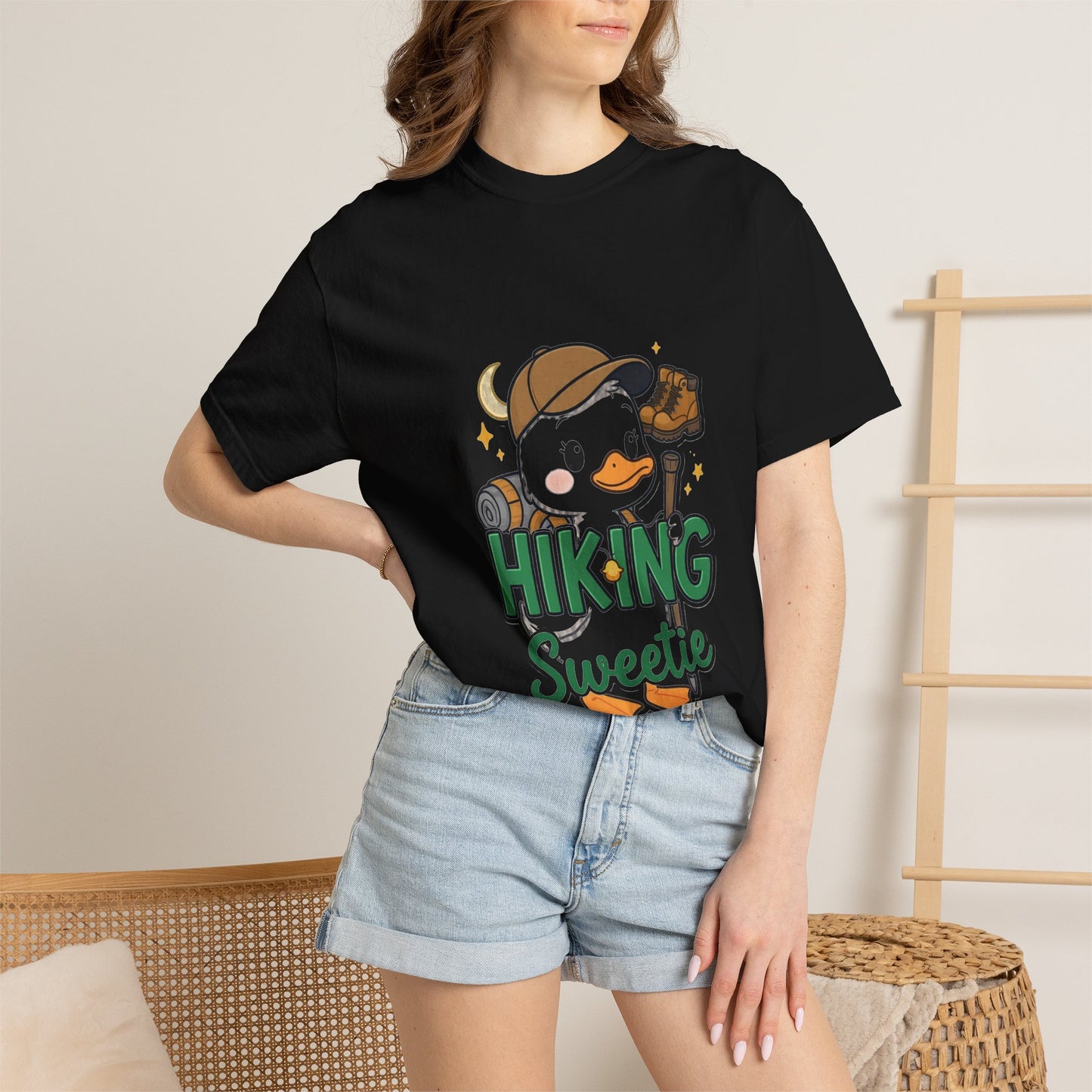 Hiking Sweetie T-Shirt | Cute Snowman Camper Graphic Tee | Best Outdoor Gift for Nature Lovers 2026