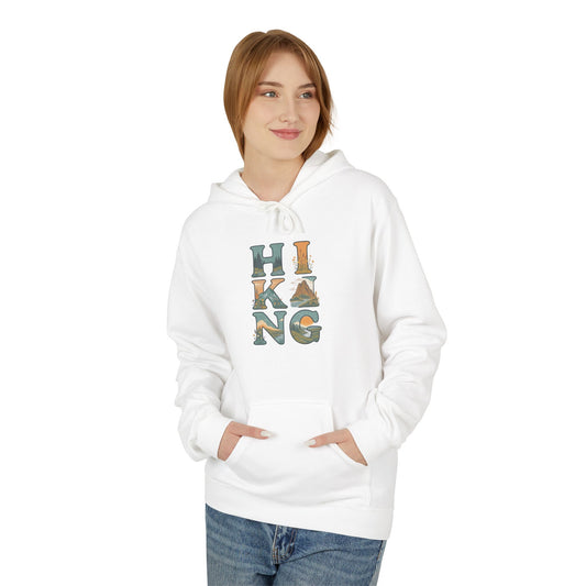 Hiking Graphic Hoodie | Camouflage Nature Lettering Adventure Pullover | Best Outdoor Gift 2026