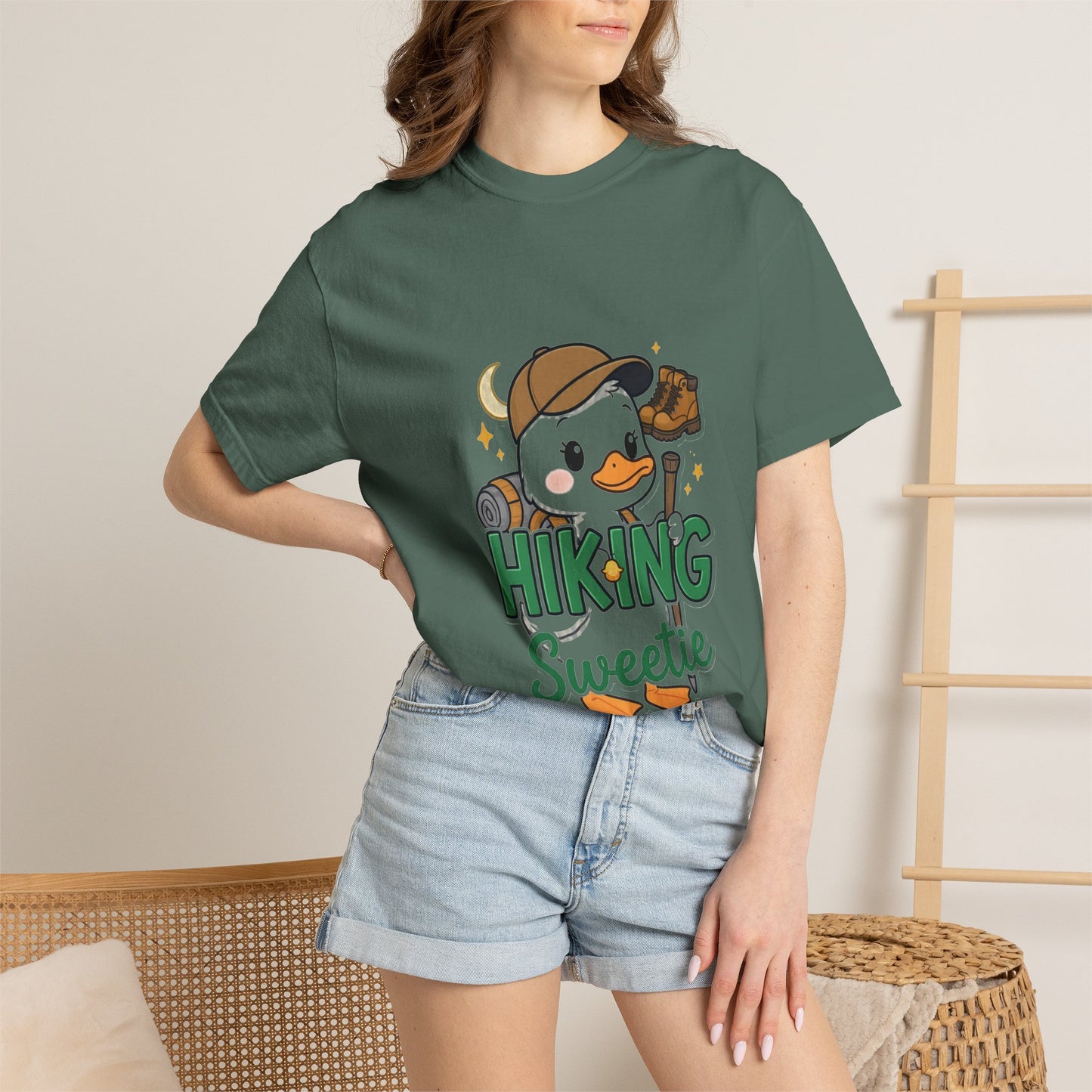 Hiking Sweetie T-Shirt | Cute Snowman Camper Graphic Tee | Best Outdoor Gift for Nature Lovers 2026