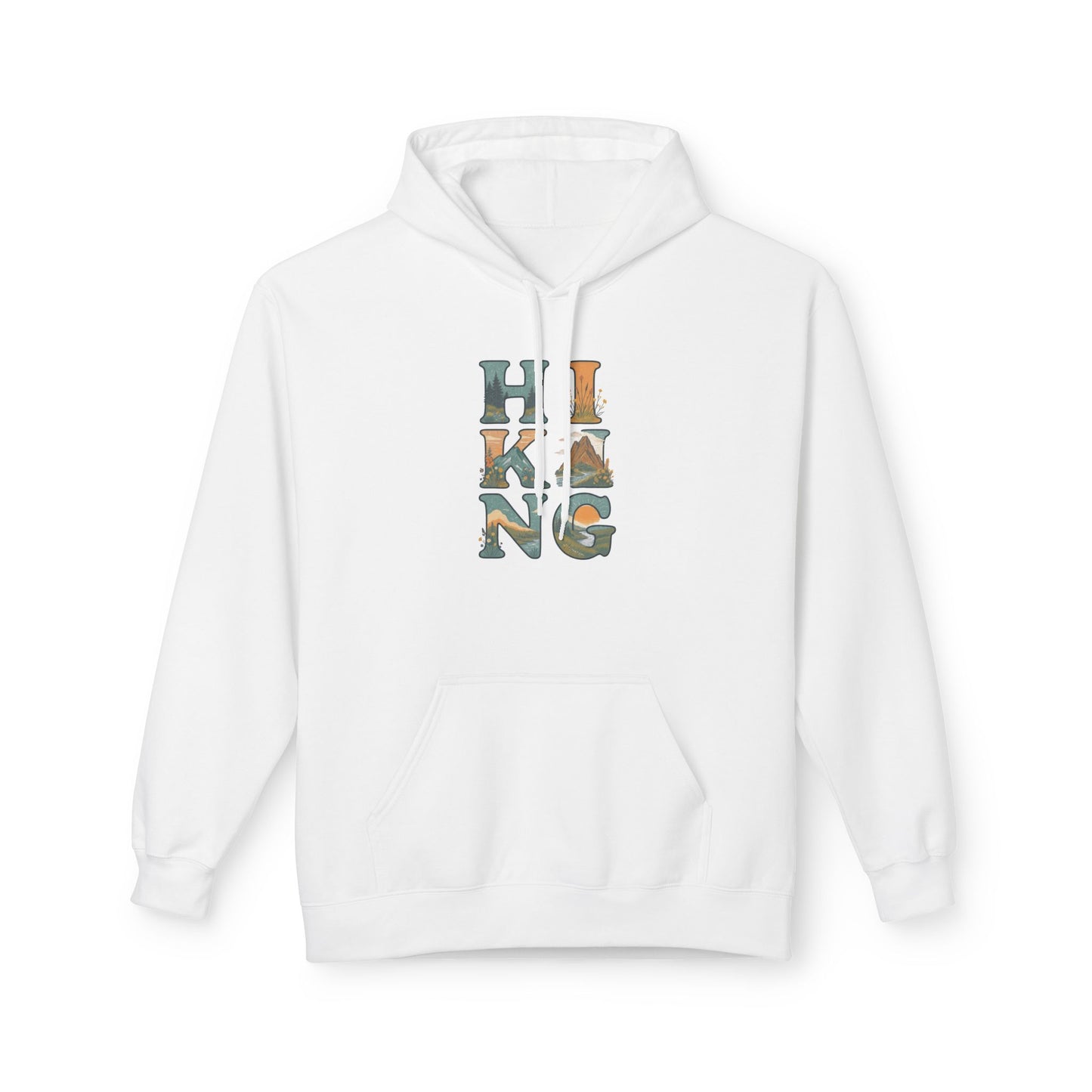 Hiking Graphic Hoodie | Camouflage Nature Lettering Adventure Pullover | Best Outdoor Gift 2026