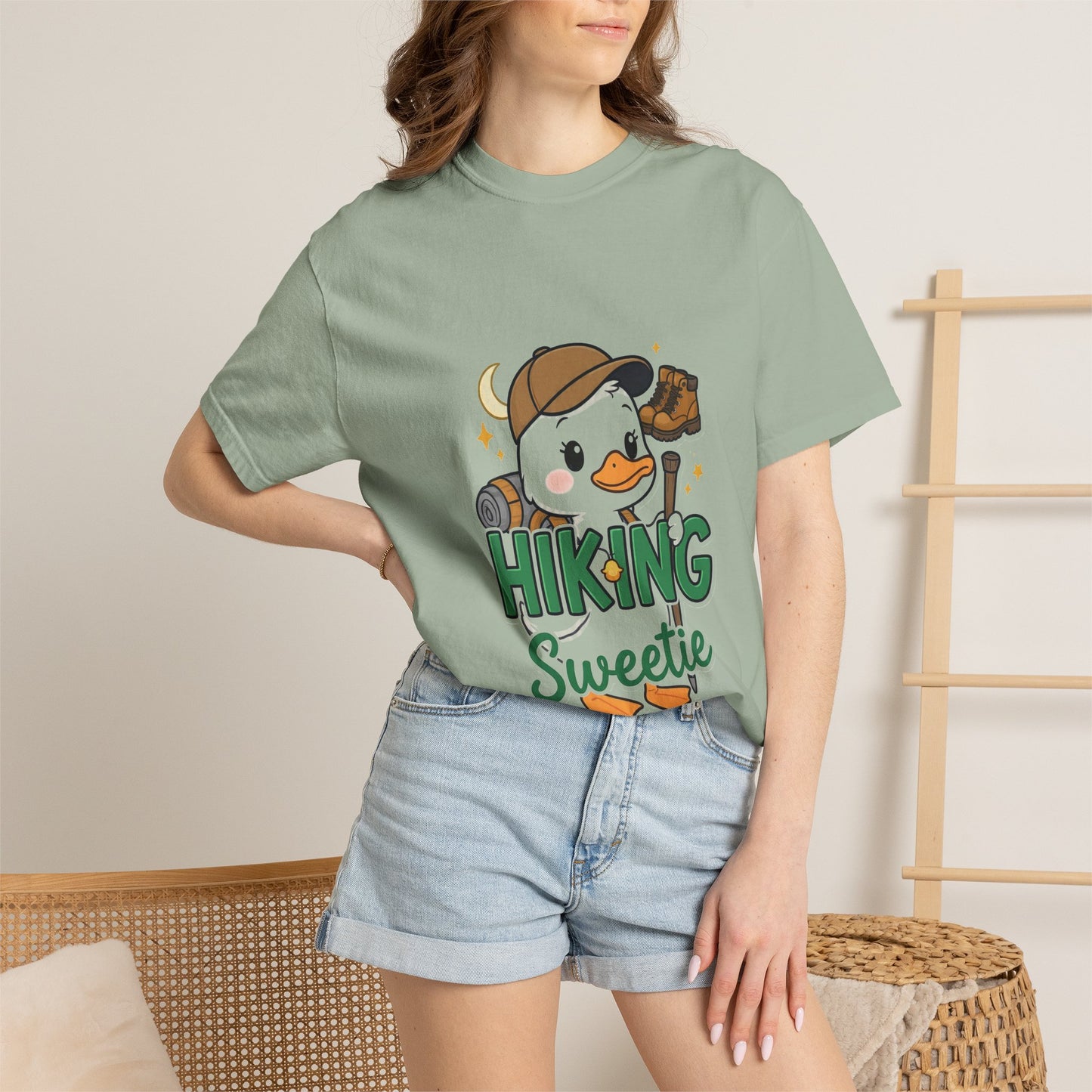Hiking Sweetie T-Shirt | Cute Snowman Camper Graphic Tee | Best Outdoor Gift for Nature Lovers 2026