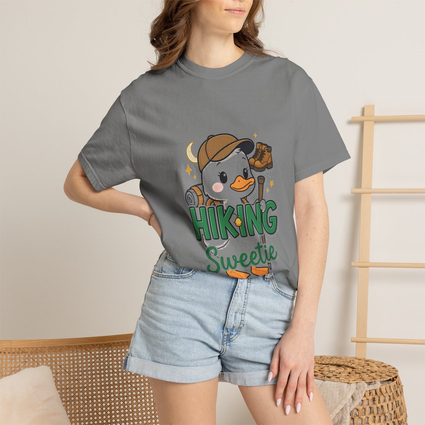 Hiking Sweetie T-Shirt | Cute Snowman Camper Graphic Tee | Best Outdoor Gift for Nature Lovers 2026