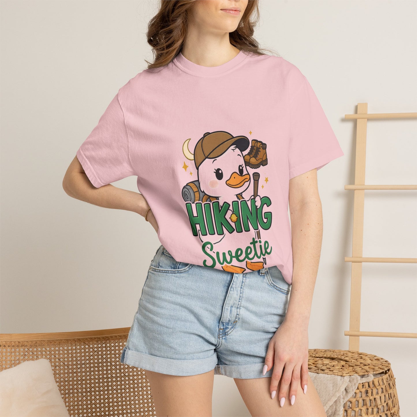 Hiking Sweetie T-Shirt | Cute Snowman Camper Graphic Tee | Best Outdoor Gift for Nature Lovers 2026