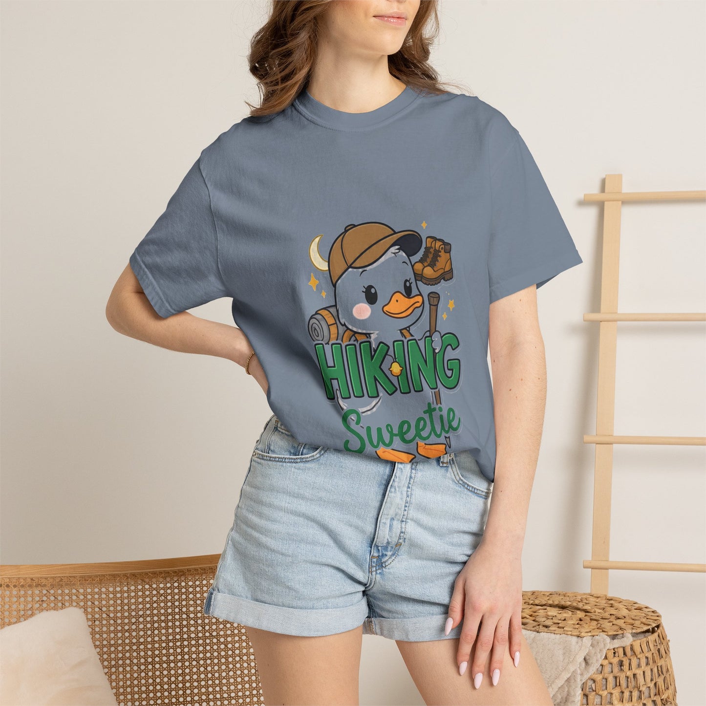 Hiking Sweetie T-Shirt | Cute Snowman Camper Graphic Tee | Best Outdoor Gift for Nature Lovers 2026
