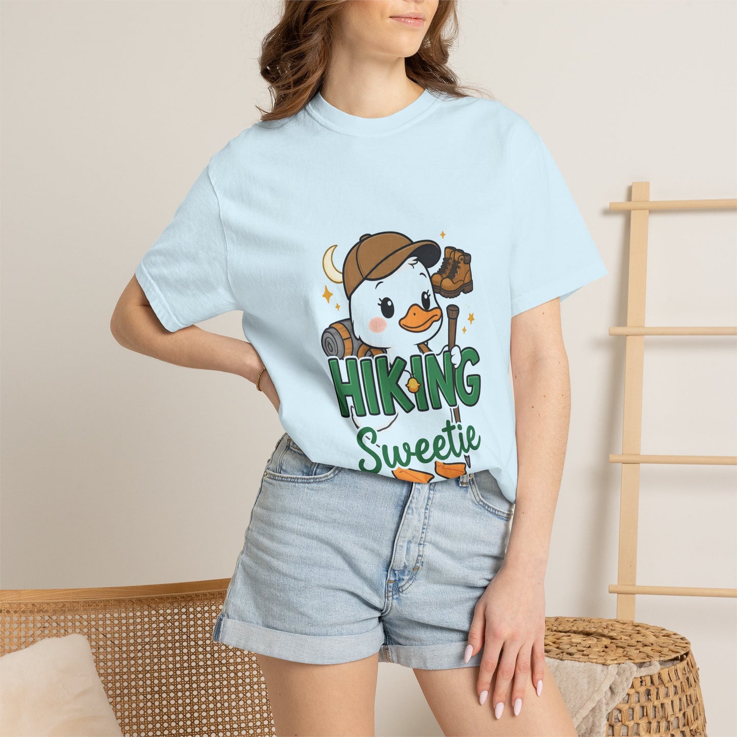 Hiking Sweetie T-Shirt | Cute Snowman Camper Graphic Tee | Best Outdoor Gift for Nature Lovers 2026